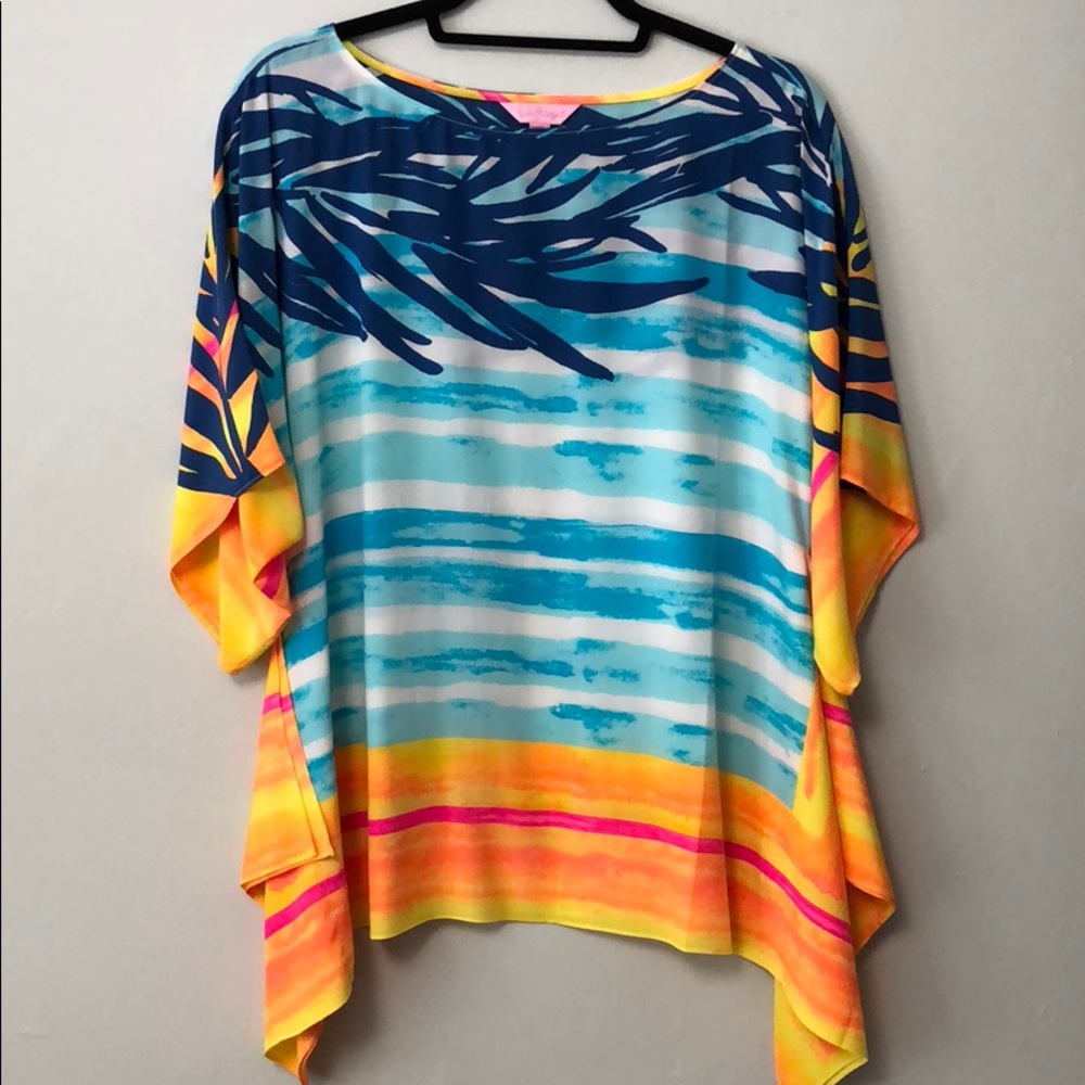 Lilly pulitzer engineered Rowan Caftan  top